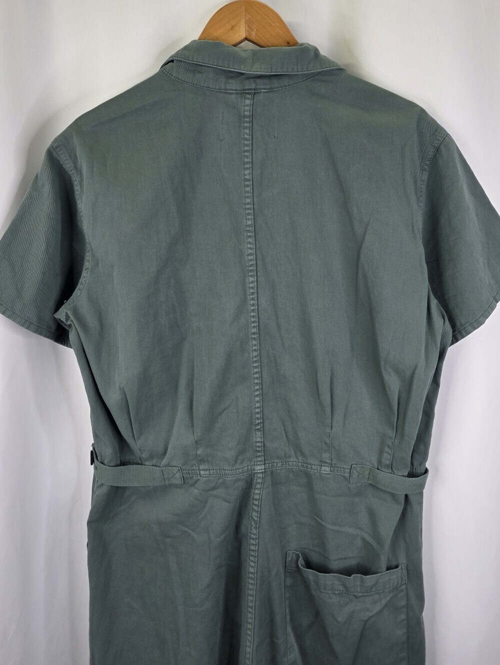 Pistola Grover Short Sleeve Field Jumpsuit Colonel Green 100% Cotton Size Large - Picture 11 of 16